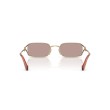 Miu Miu MU C50S Zonnebril - Pale Gold | Luxe Damesbril