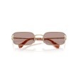 Miu Miu MU C50S Zonnebril - Pale Gold | Luxe Damesbril