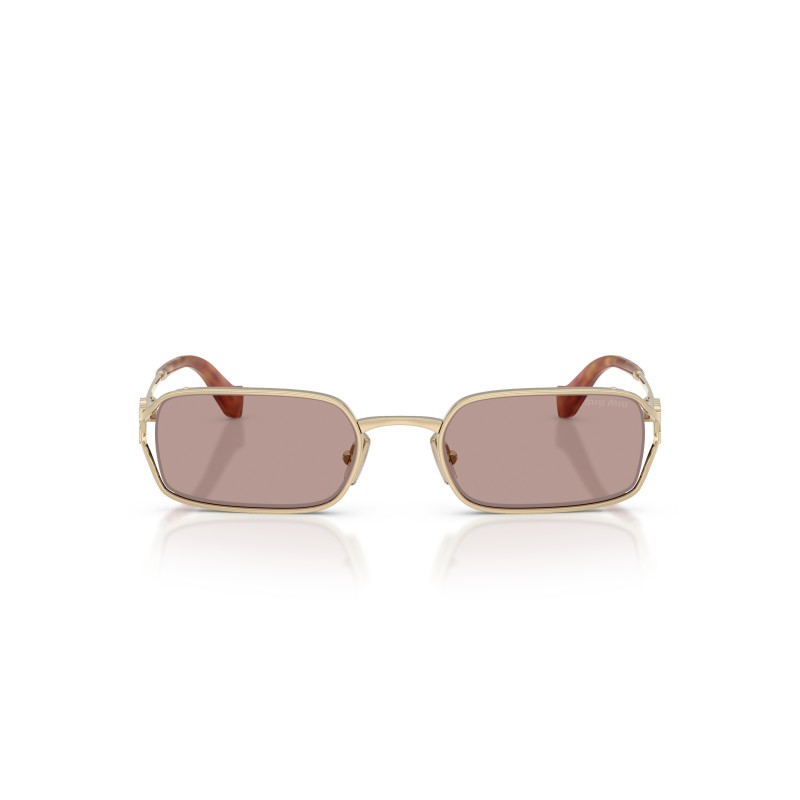 Miu Miu MU C50S Zonnebril - Pale Gold | Luxe Damesbril