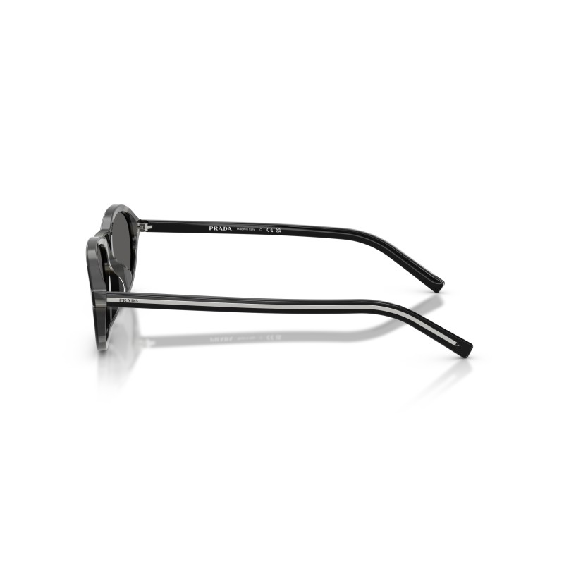 Prada PR D20SU 29O20Z Zonnebril - Zwart/Basalt Hoorn | Luxe Eyewear