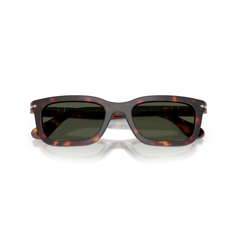 Persol PO3396S 24/31 Havana Sunglasses | Green Lenses