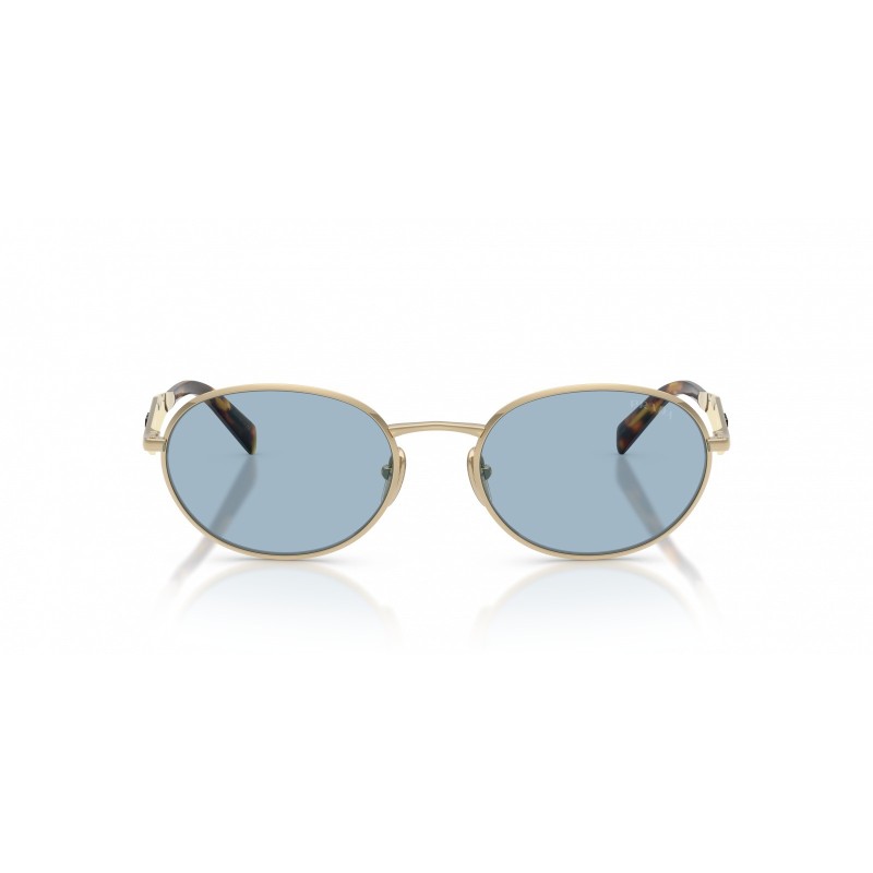 Prada PR D57S ZVN40Q Sunglasses - Pale Gold & Sky Blue