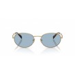 Prada PR D57S ZVN40Q Zonnebril - Goud | Luxe Damesbril