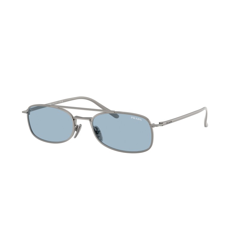 Prada PR D59S Zonnebril - Zilverkleurig Pilot Model | Luxe Eyewear