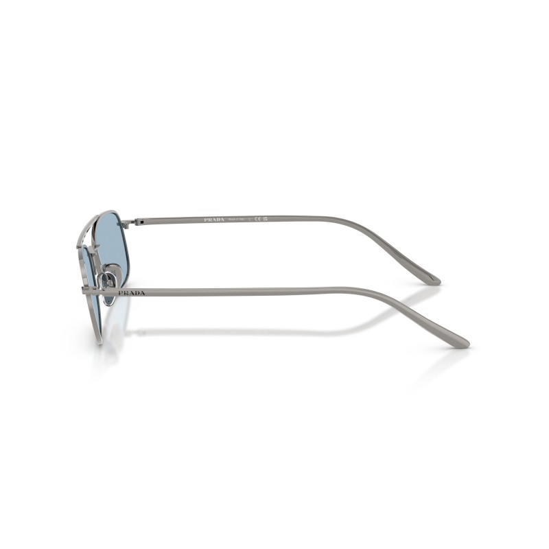 Prada PR D59S Zonnebril - Zilverkleurig Pilot Model | Luxe Eyewear