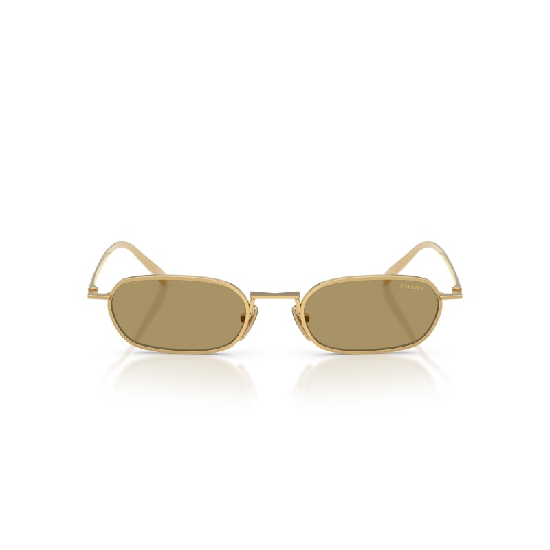 Prada PR D58S 5AK70G Gold Sunglasses | Luxury Eyewear