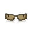 Prada PR D03SD 26J70G Laurel Rectangle Sunglasses for Women