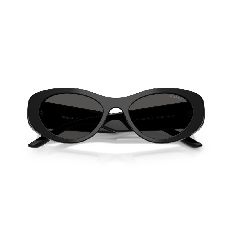 Prada PR D23SU 16K08Z Sunglasses - Black Acetate | Luxury Eyewear