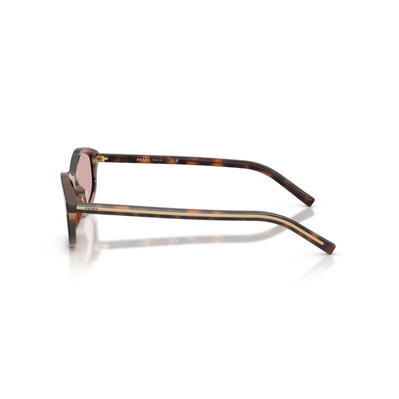Prada PR D17S 20P9G1 Zonnebril - Cherry Tortoise | Luxe Eyewear