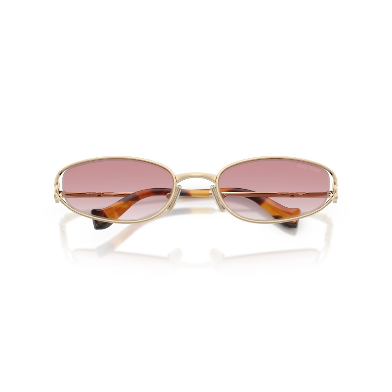Miu Miu MU C51S Irregular-Frame Metal Sunglasses | Luxury Eyewear