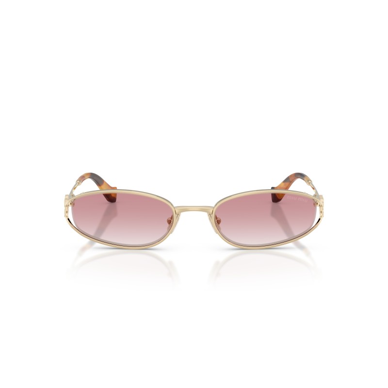 Miu Miu MU C51S Irregular-Frame Metal Sunglasses | Luxury Eyewear
