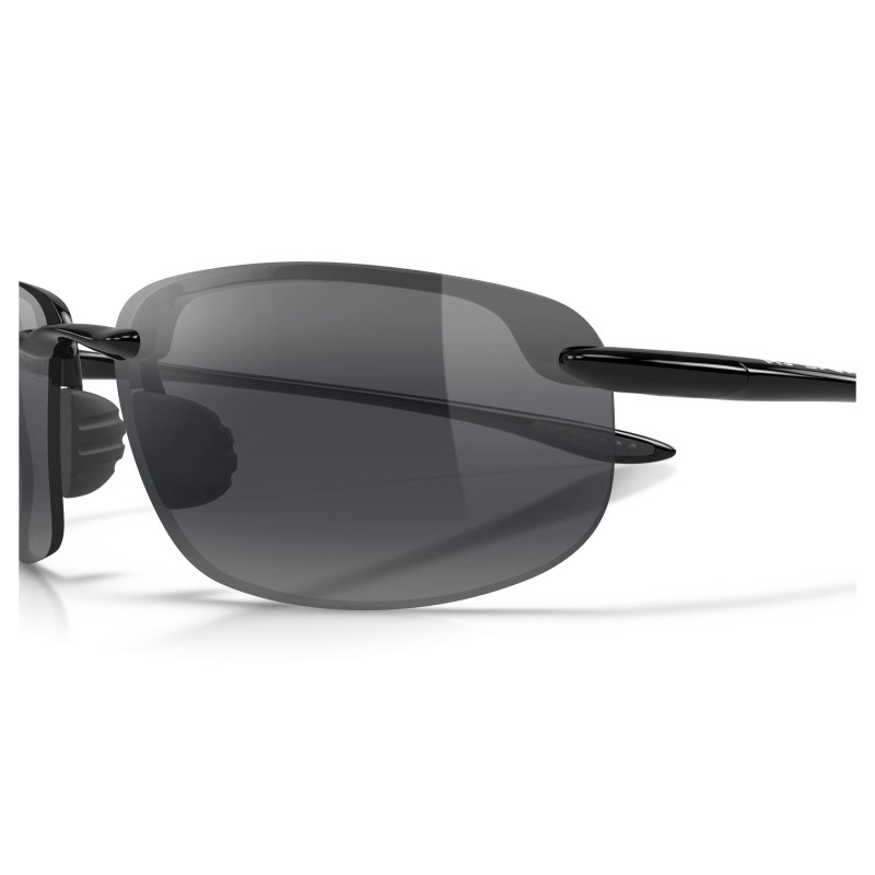 Maui Jim Ho'okipa Zonnebril - Gloss Black / Neutral Grey