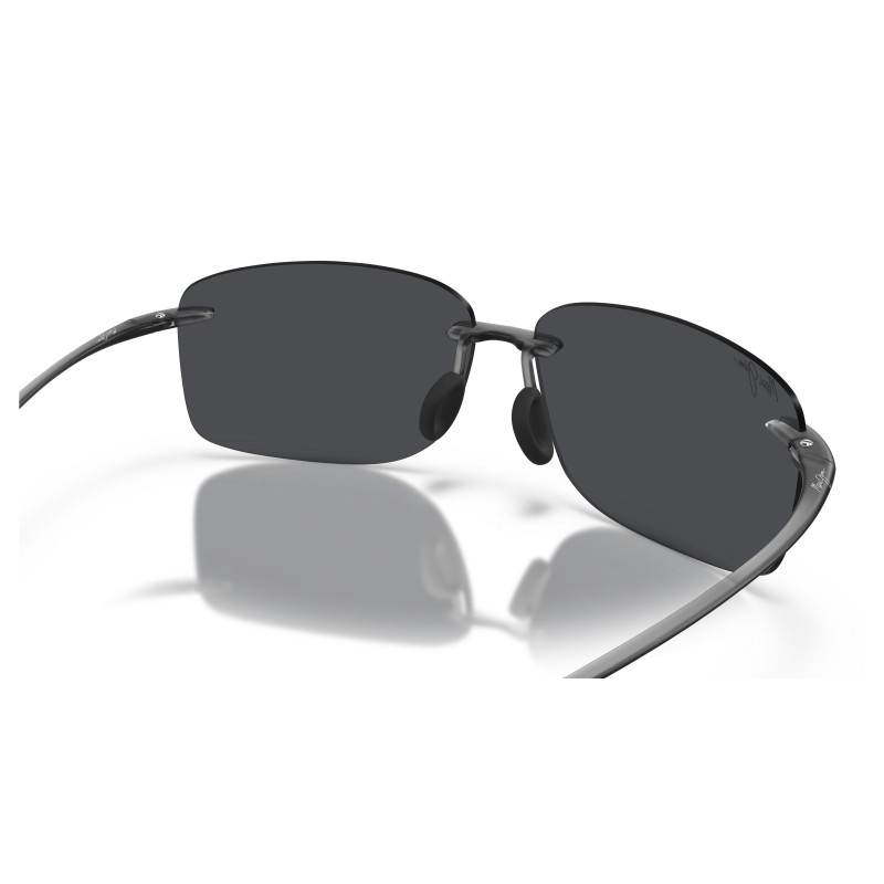 Maui Jim Hema Polarized Rimless Sunglasses - Matte Grey
