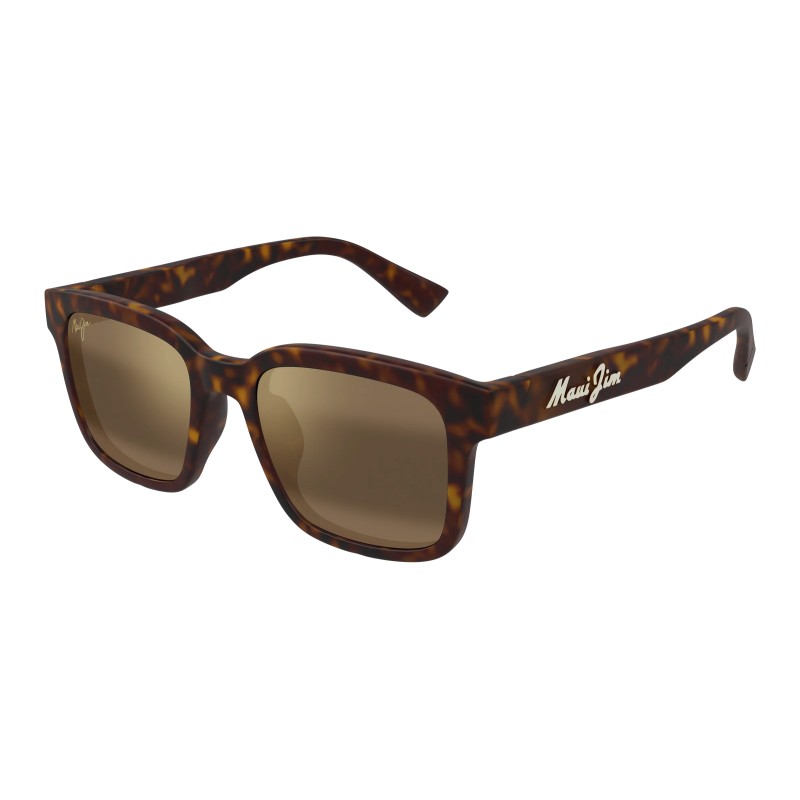 Maui Jim Opiopio Asian Fit Zonnebril - Matte Dark Havana