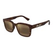 Maui Jim Opiopio Asian Fit Zonnebril - Matte Dark Havana