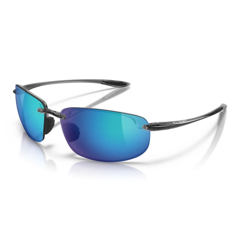 Maui Jim Ho'okipa Polarized Sunglasses - Smoke Grey/Blue Hawaii