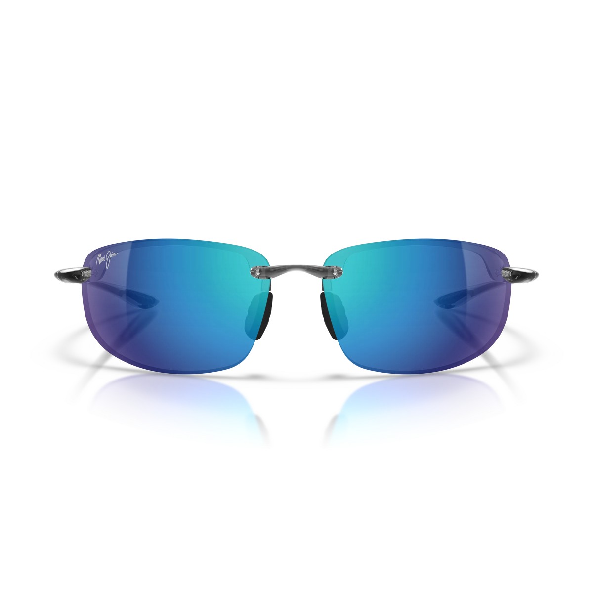 Maui Jim Ho'okipa Polarized Sunglasses - Smoke Grey/Blue Hawaii