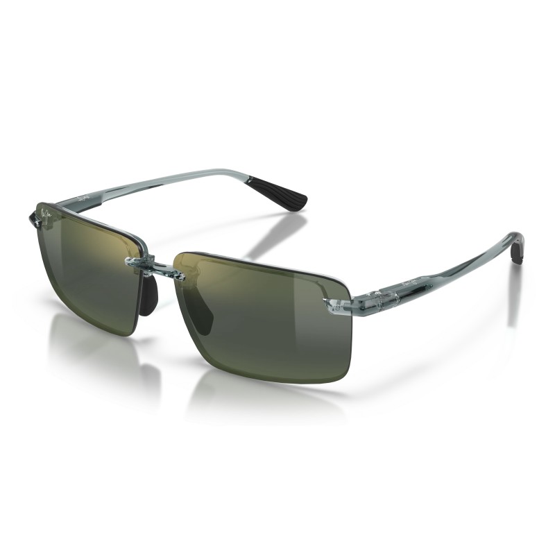 Lunettes de soleil Maui Jim Laulima - Shiny Trans Foliage Green