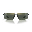 Maui Jim Laulima Polarized Rimless Sunglasses | Shiny Trans Foliage Green