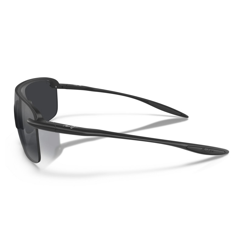 Lunettes de Soleil Maui Jim Pālulu | Noir Mat & Verres Gris Neutre