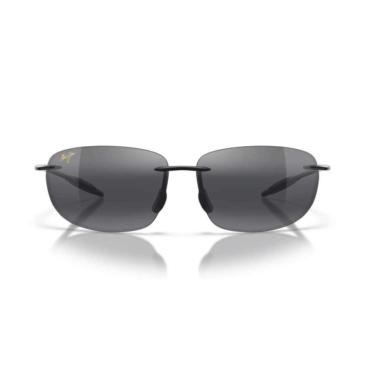 Maui Jim Breakwall Polarized Sunglasses - Gloss Black | Neutral Grey
