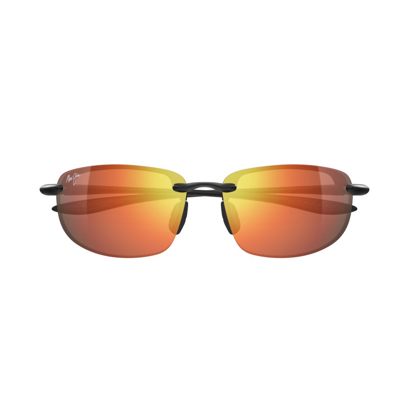Lunettes Maui Jim Ho'okipa Asian Fit MJ0407SA-002 | Noir/Rouge