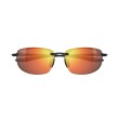 Lunettes Maui Jim Ho'okipa Asian Fit MJ0407SA-002 | Noir/Rouge