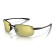 Lunettes de soleil Maui Jim Ho'okipa 64mm - Noir | Protection Polarisée