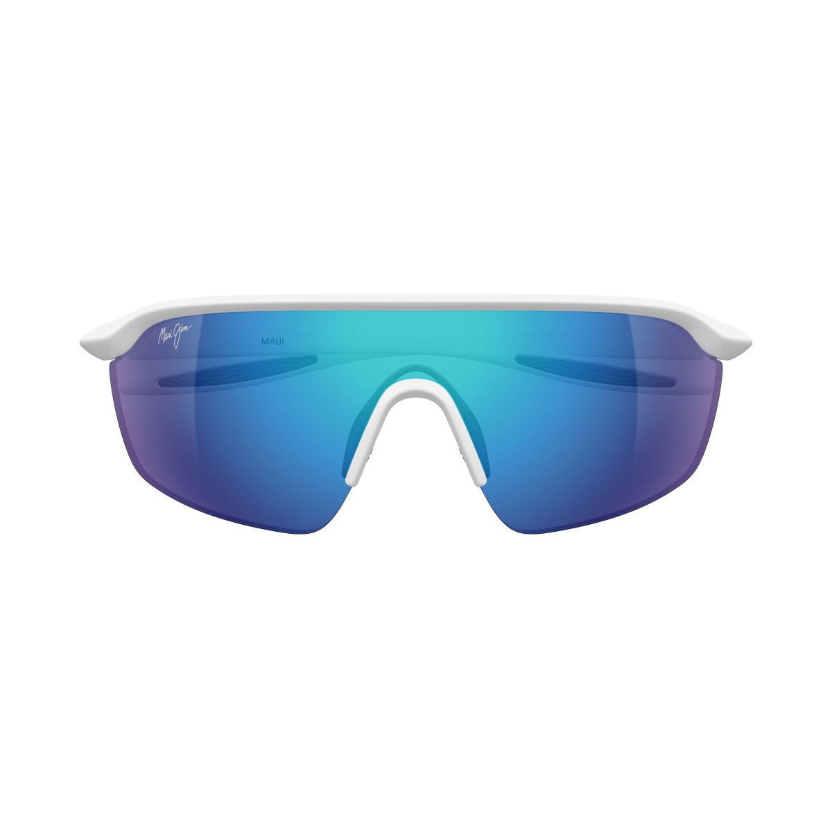 Lunettes de Soleil Maui Jim Miona MJ0347S 007 - Blanc | Protection UV